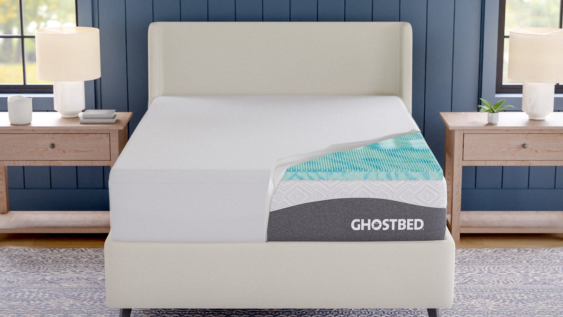 GhostBed Memory Foam Topper
