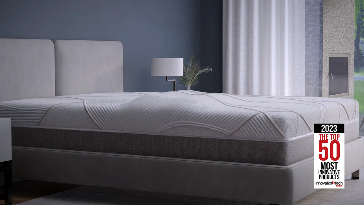 GhostBed Massage Memory Foam Mattress - Relaxing Pressure Relief ...